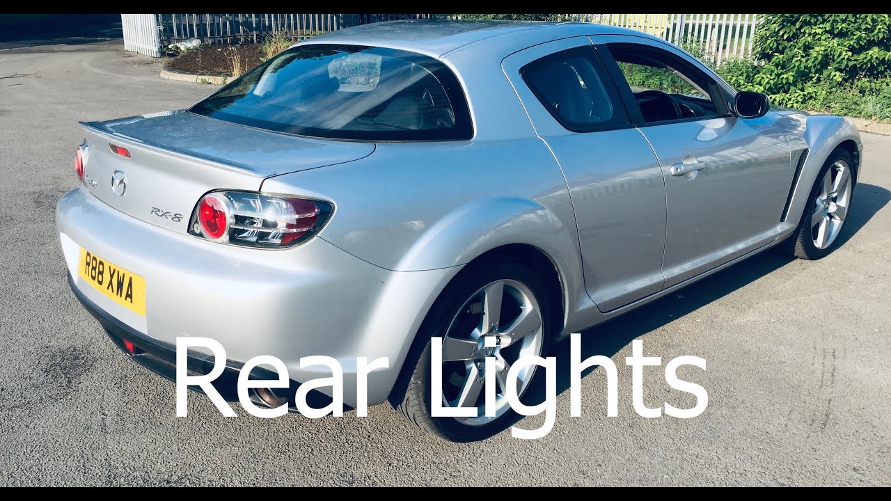 Mazda RX8 Rear Light Removal and Water Ingress Fix