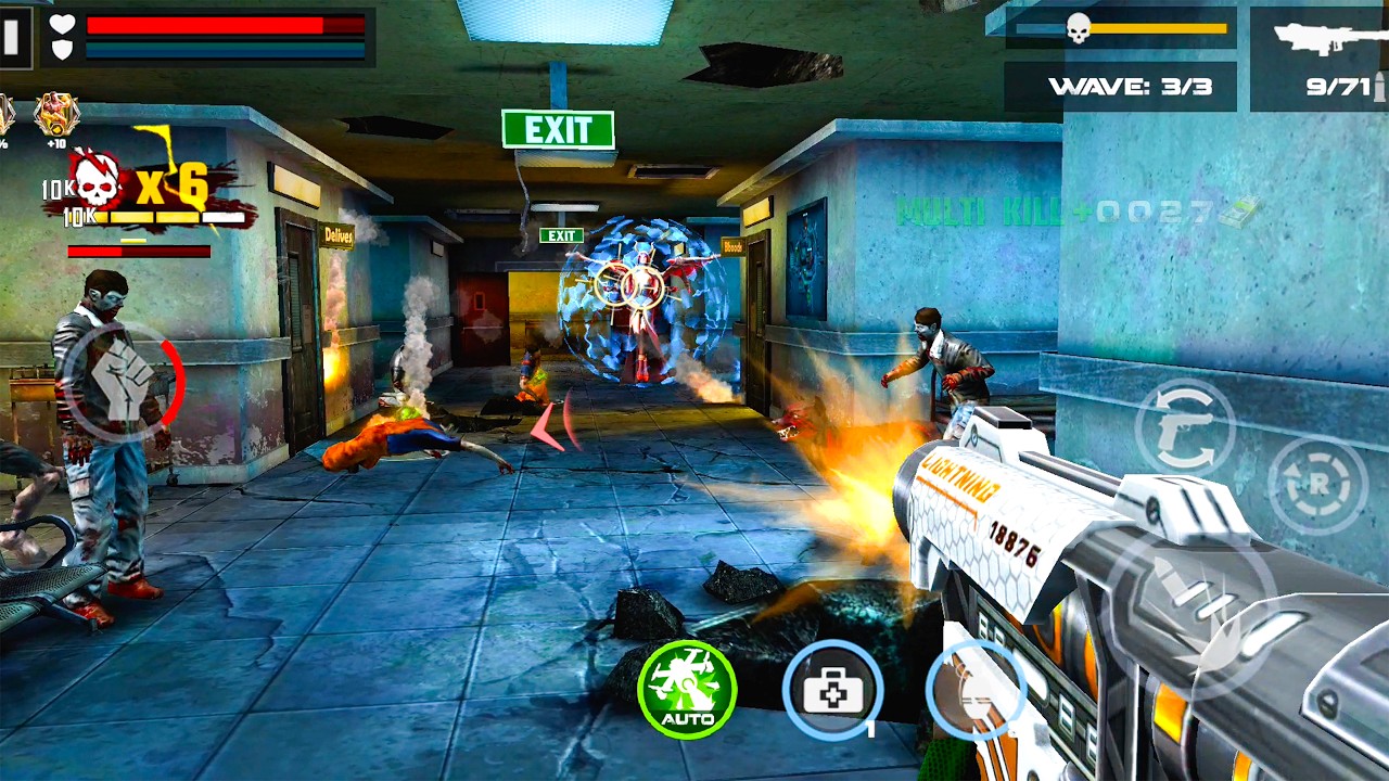 MAX Power! Using My Best Weapons in Dead Target Zombie