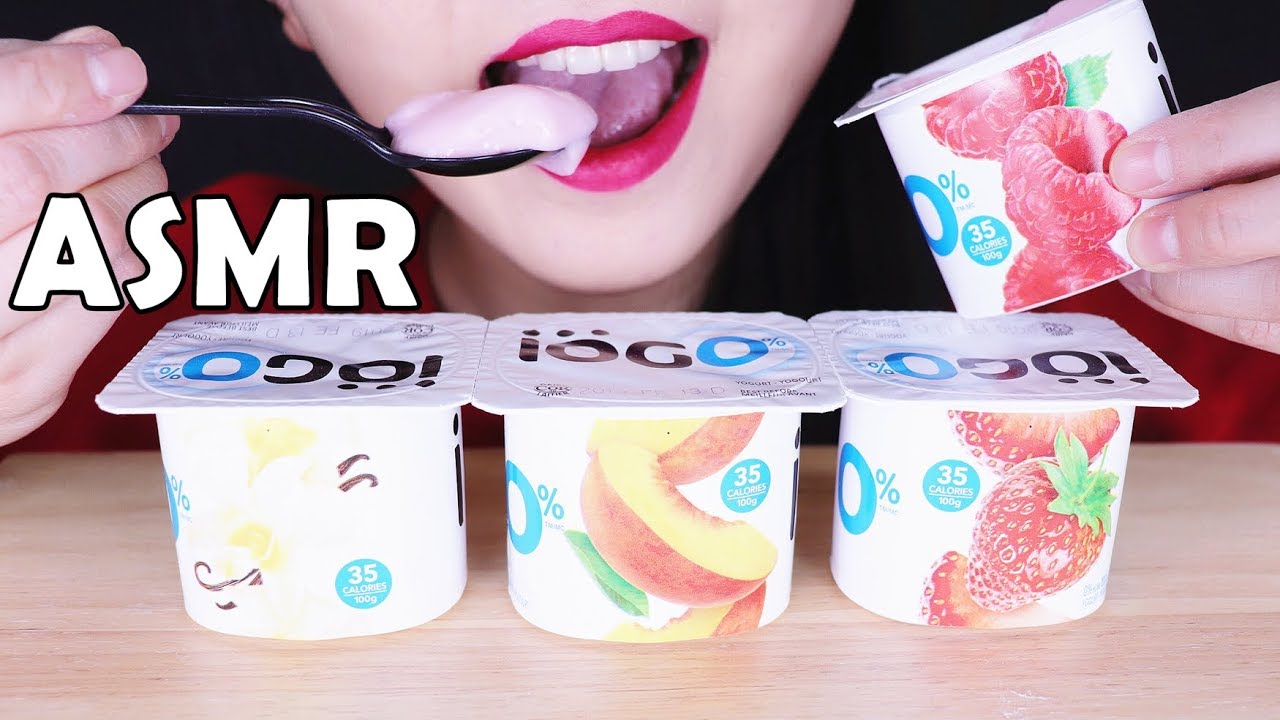 ASMR EATING Yogurt | Soft Eating Sounds | ヨーグルトを食べる | 요거트 리얼사운드 먹방 | 優格 | 酸奶 | โยเกิร์ต | Abbey ASMR