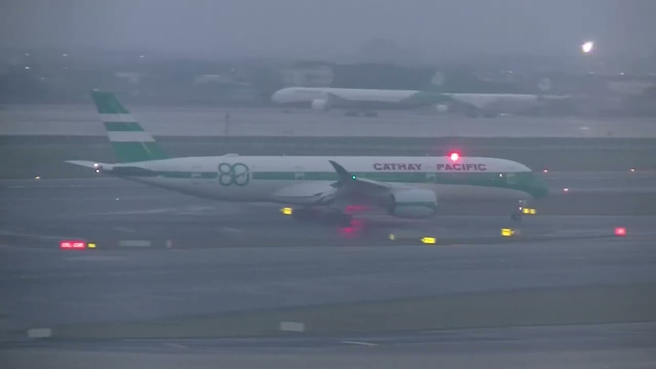 Feb. 2, 2026 國泰八十週年A350首飛臺灣 Cathay Pacific A350 80th Anniversary First Flight to Taiwan (CX-472/473)