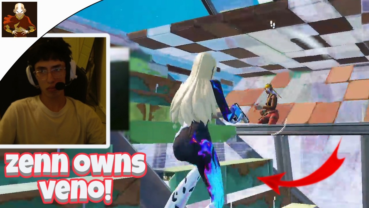ZENN vs VENO😳 (1v1 REALISTICS) [FORTNITE TOKEN/WAGER]