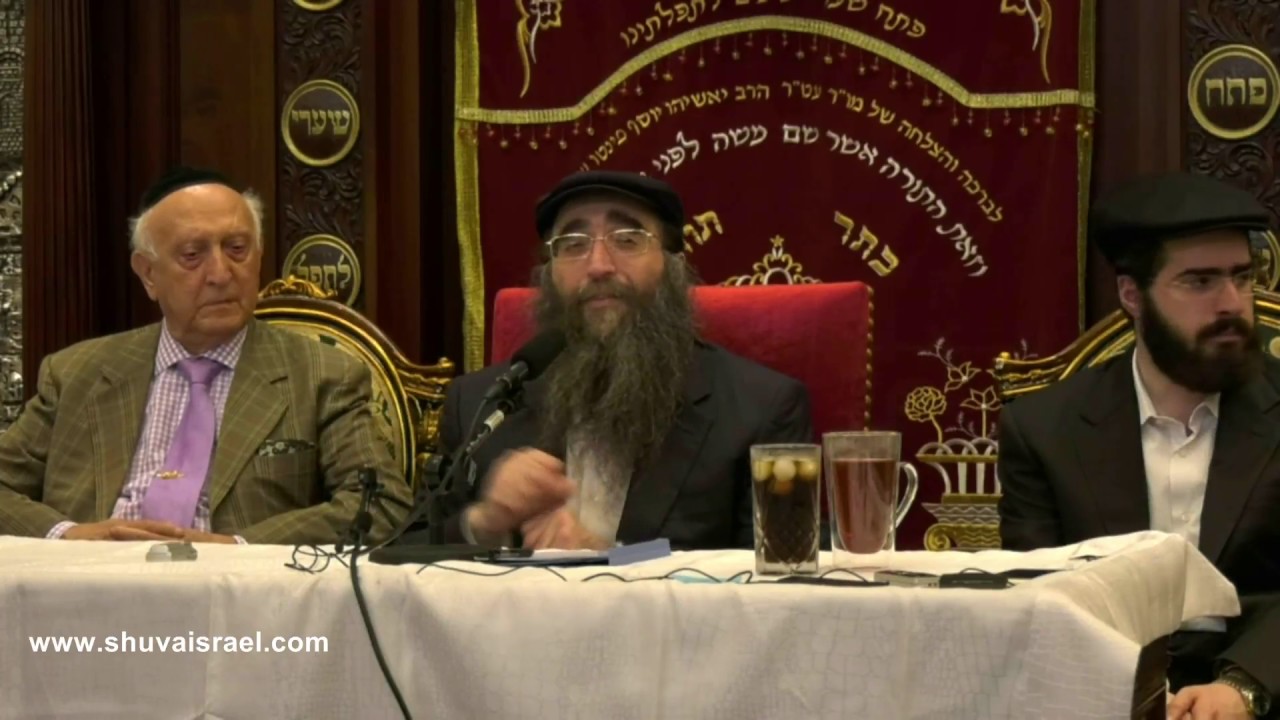 שיעור השבועי במנהטן - פרשת בהר בחקתי