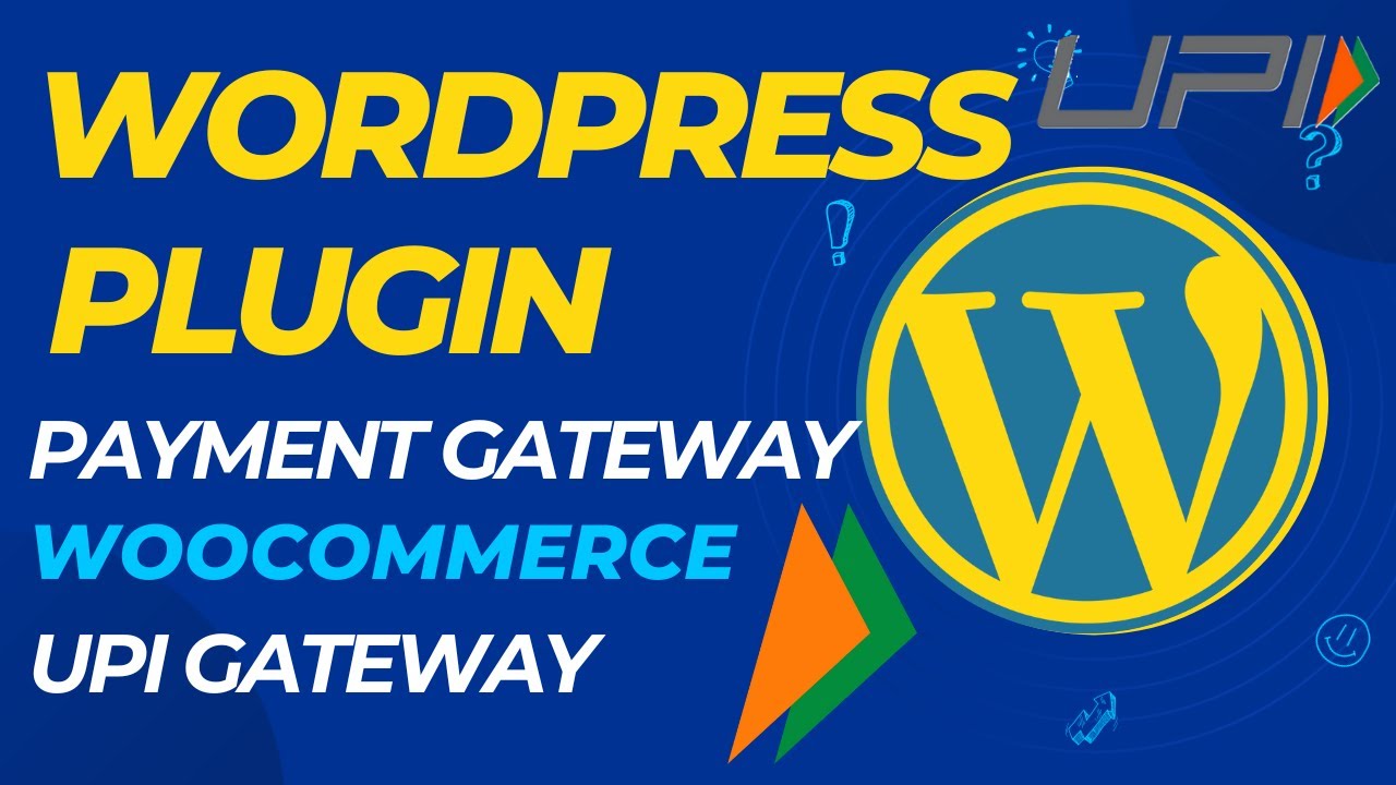 UPI Payment Gateway WordPress Plugin | #wordpress #wordpressplugin  #woocommerceplugin
