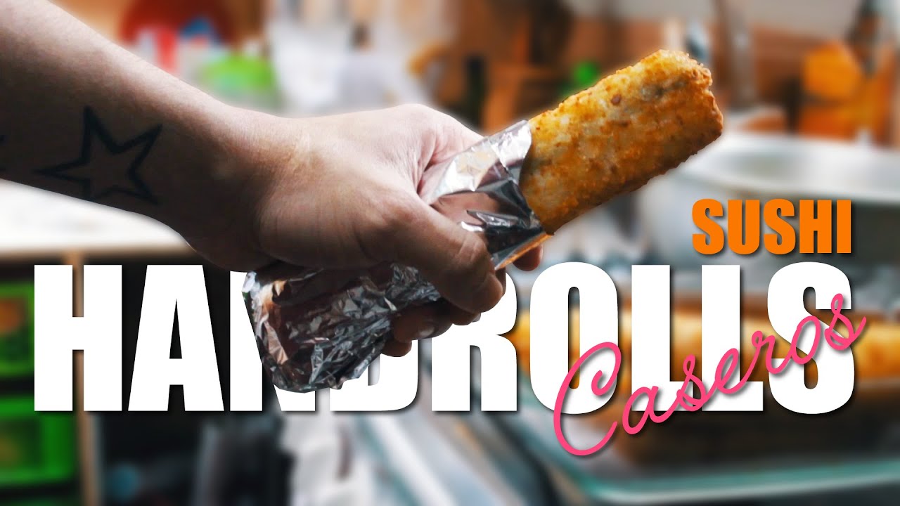 C&Oacute;MO HACER SUSHI HANDROLL DE POLLO | COMIDA