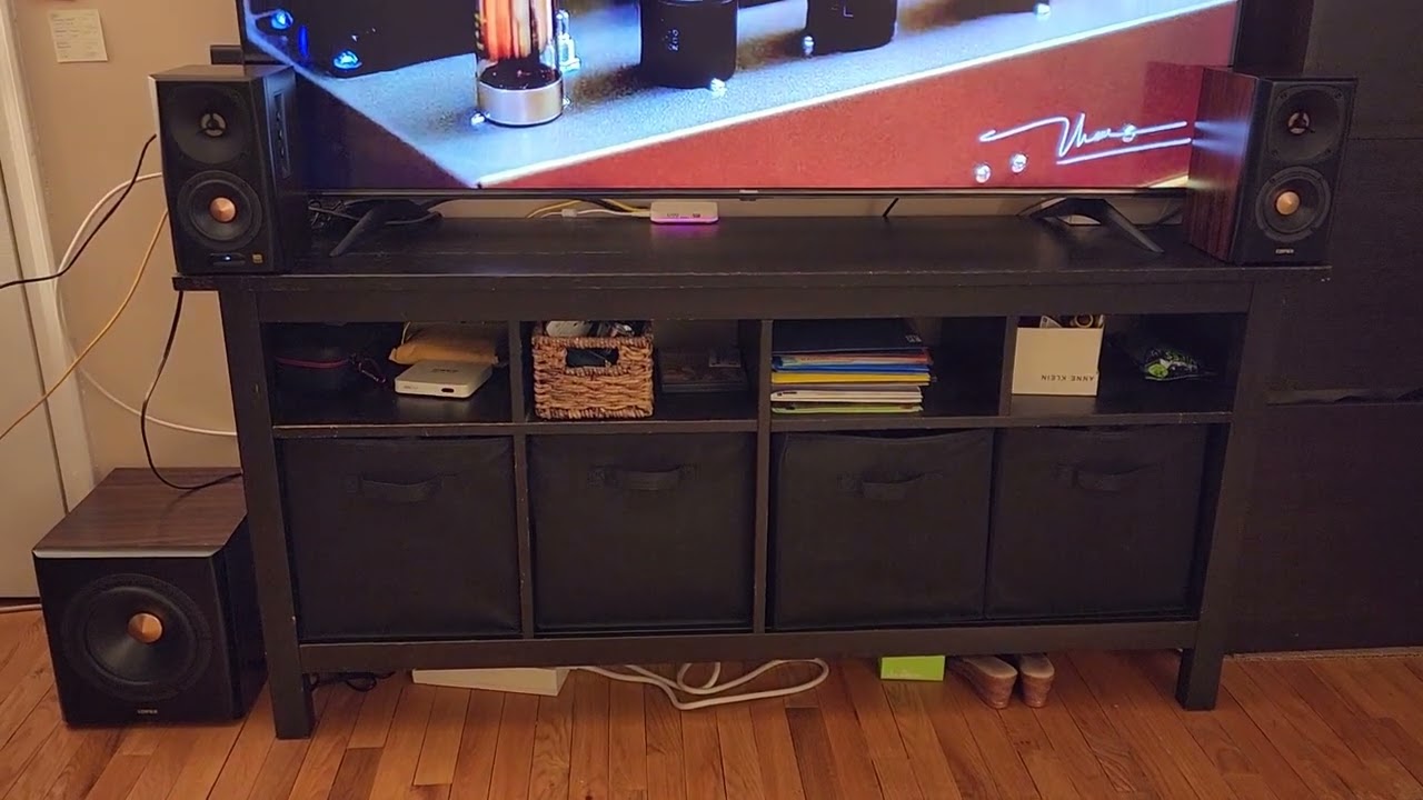 Edifier S360DB 2.1 speakers testing.