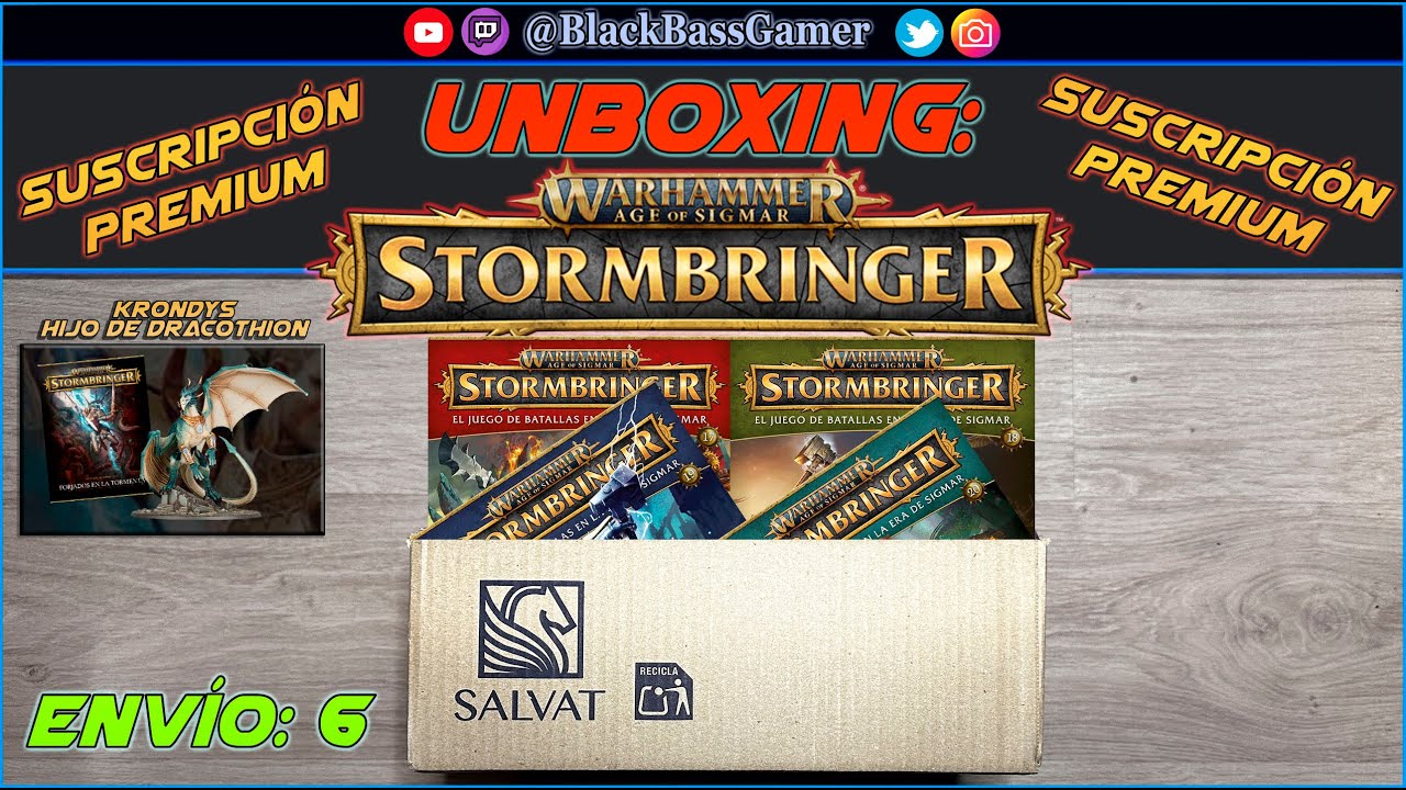 UNBOXING AGE OF SIGMAR STORMBRINGER: 6º Envío Suscripción Premium