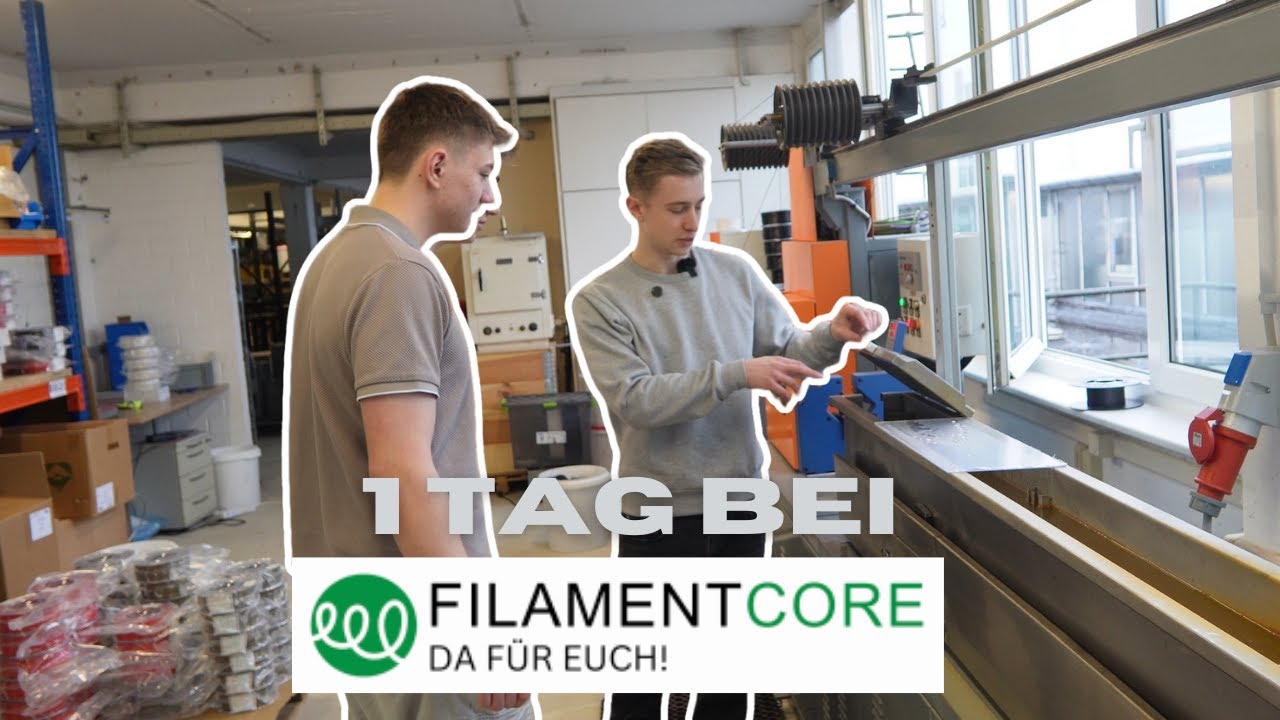 Filamentproduktion und Druckfarm mit 23 Jahren! | 1 Tag bei @filamentcore