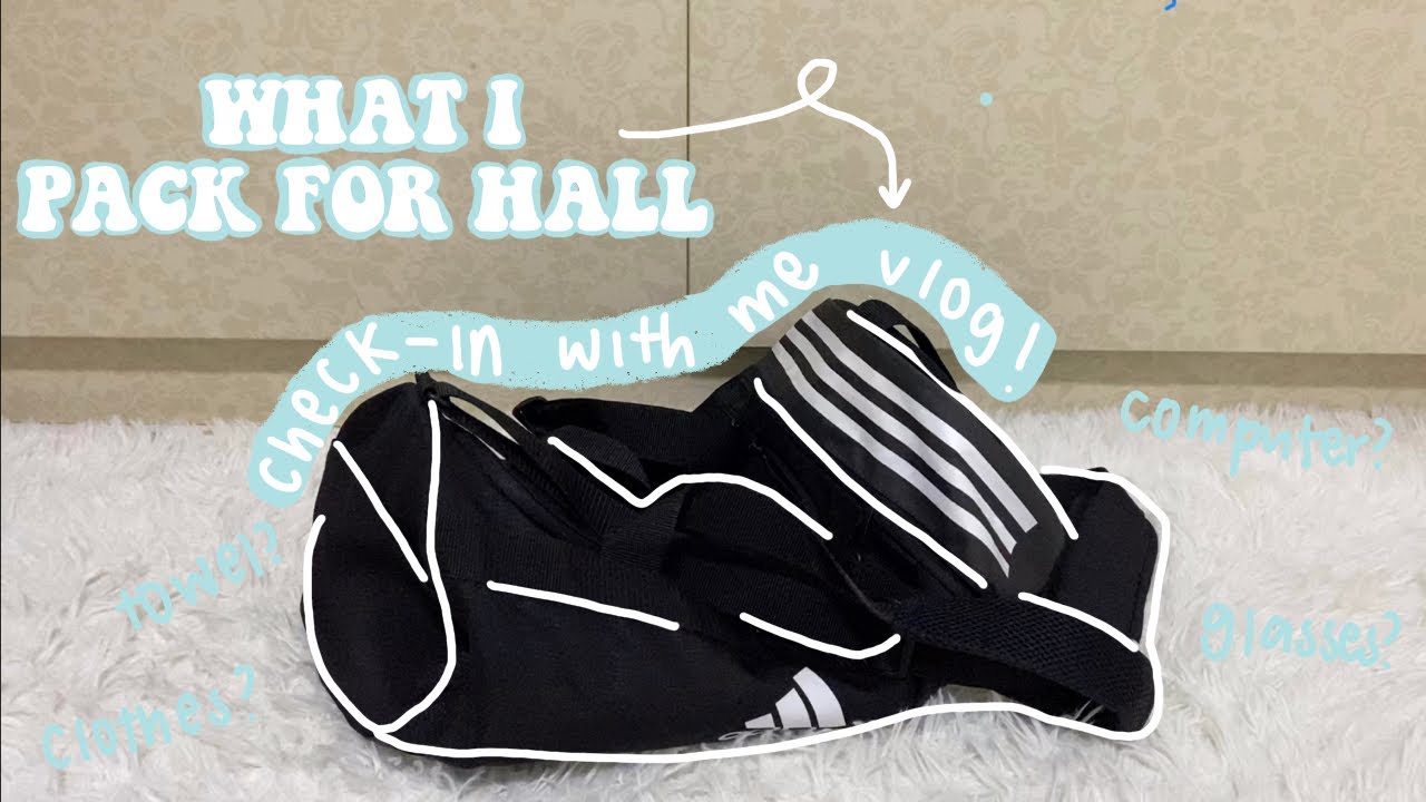 How I pack for uni + check in with me to hall 🏫