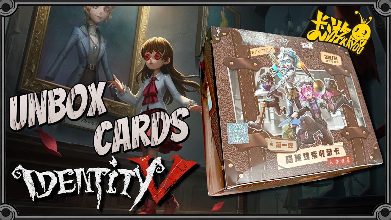 Identity V (IDV) Unbox de Cards oficiais da marca Kayou #cards #anime #identityv