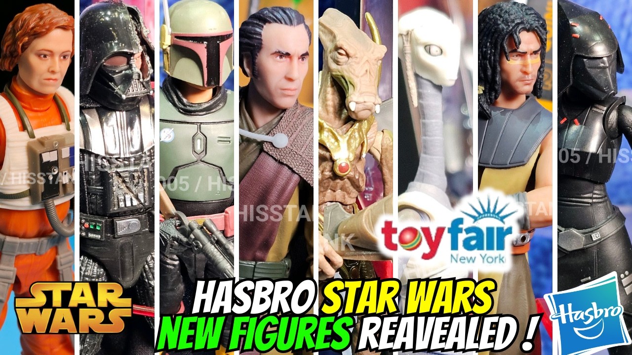Новые фигурки Star Wars от Hasbro будут представлены на Нью-Йоркской выставке игрушек 2026 года.