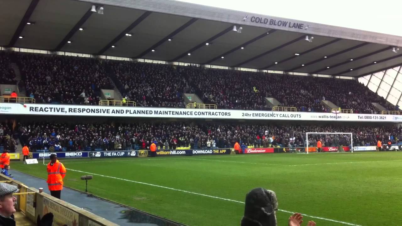 Millwall vs Blackburn Rovers FA-CUP Let em' all come down to The Den