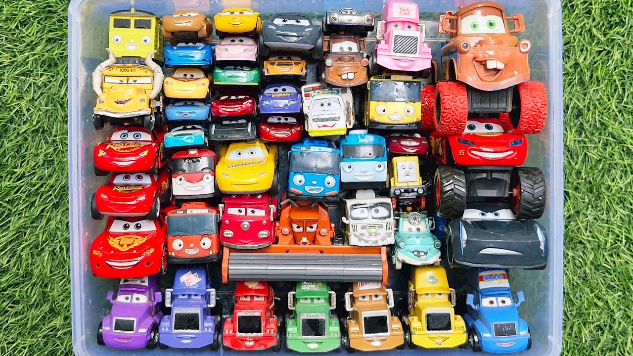 Disney Pixar Cars Unboxing Review | Lightning McQueen, Tow Mater, Doc Hudson, Sally Carrera, Cruz