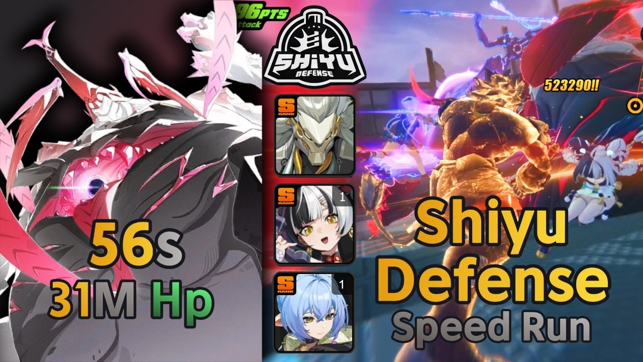 Shiyu Defense 56s (50k) - Banyue M0R1 Speed Run | Zenless Zone Zero