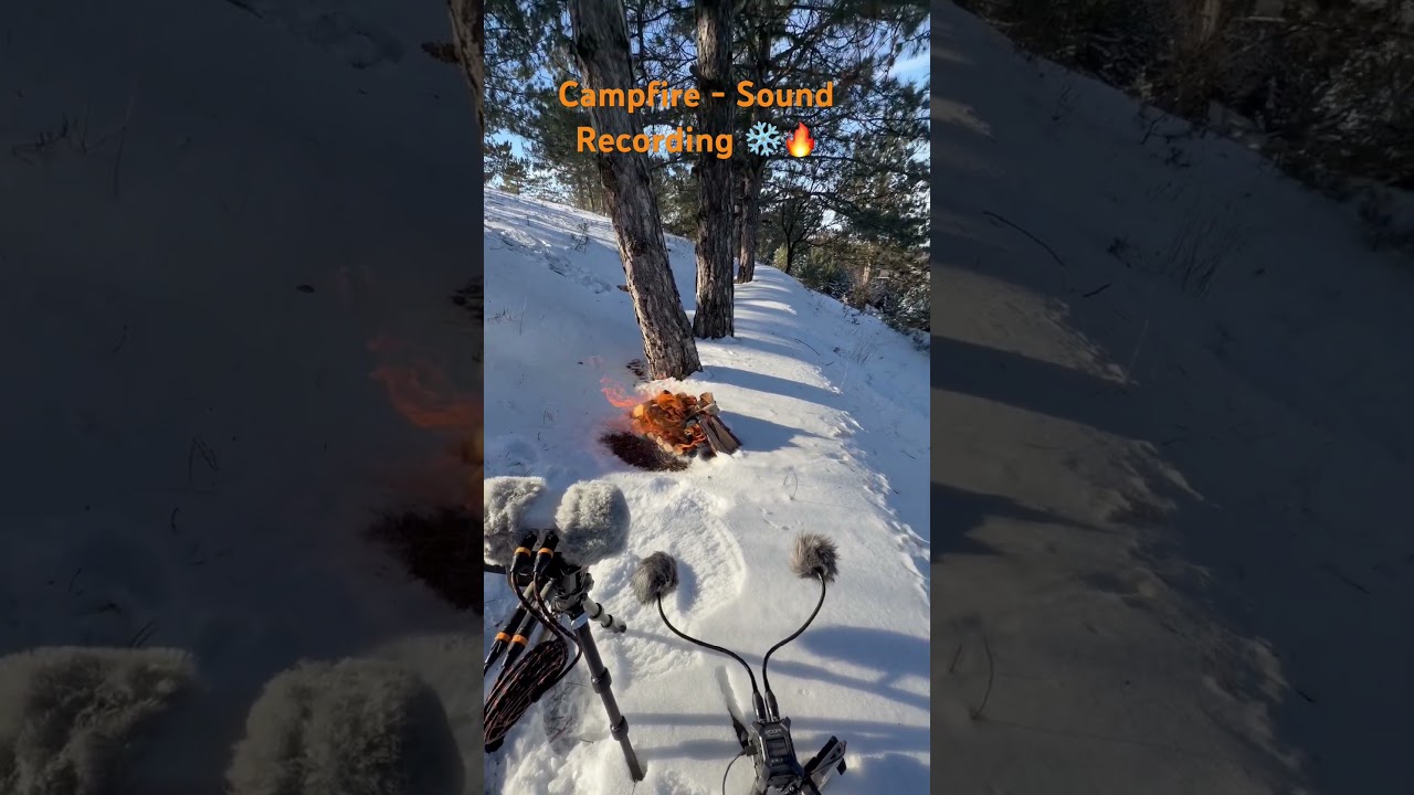 Campfire Master - Winter Fire Sound Recording 