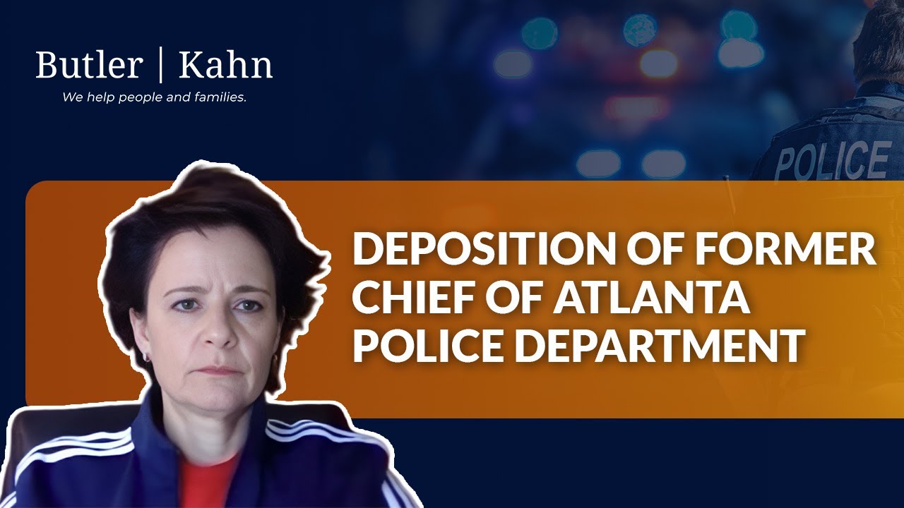 Deposition of Former Chief of Atlanta Police Department