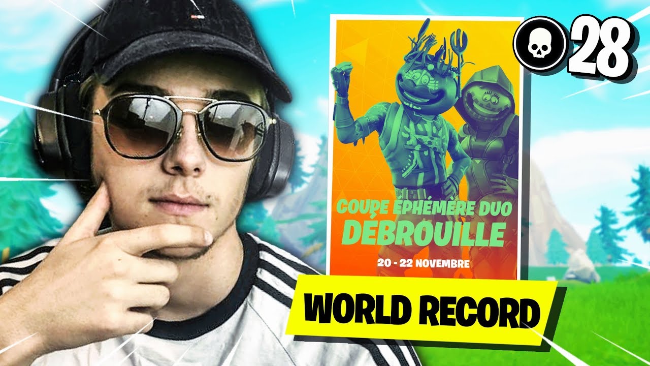 WORLD RECORD EN MODE TOURNOI SOLO VS SOLO !!!! [28 KILLS]