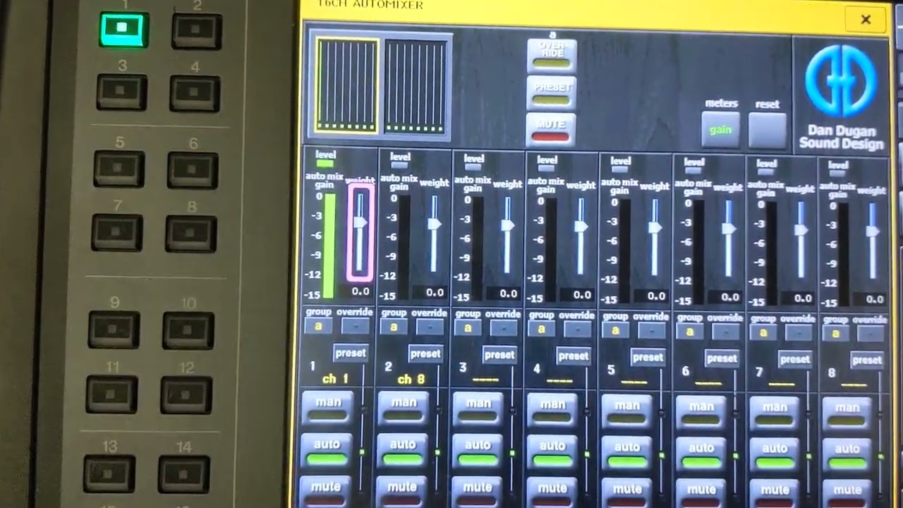 How to set up Dan Dugan Automixer on Yamaha QL1/QL5