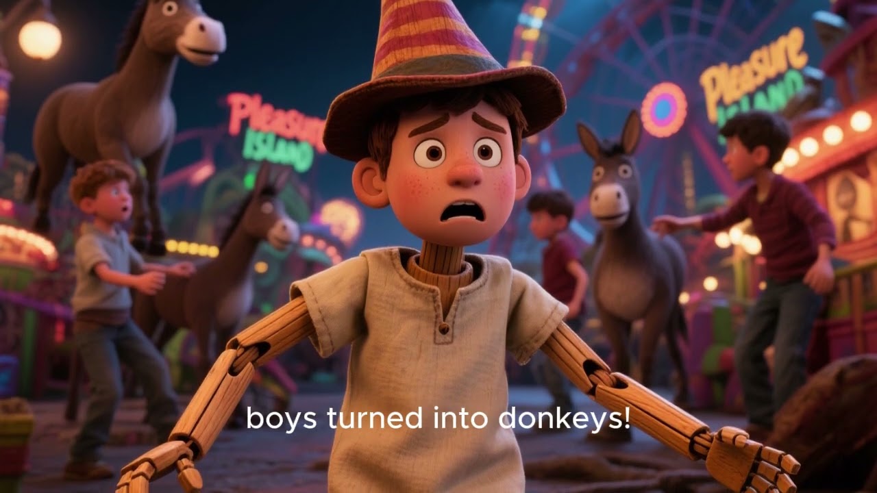 Pinocchio – The Wooden Boy Who Wanted to Be Real (story) ---  Kids laugh and learn videos