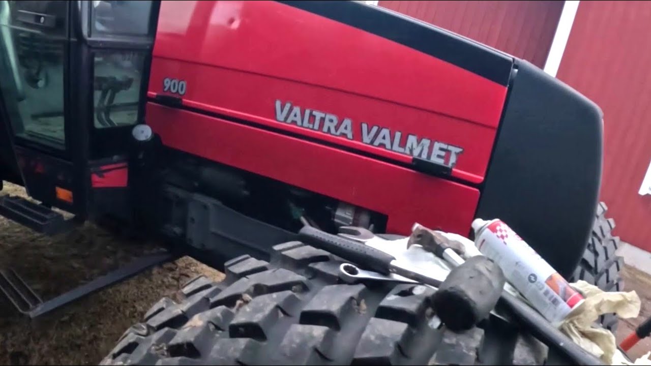 Isär med styrcylinder Valtra Valmet 900