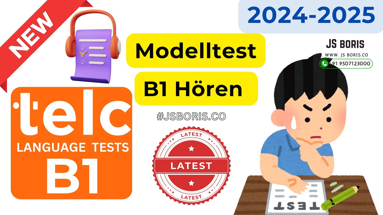 2024-2025 Latest Telc B1 new Pattern B1 Hören | Modalltest |#telcprufüng #B1 #TelcB1Hören Übungstest