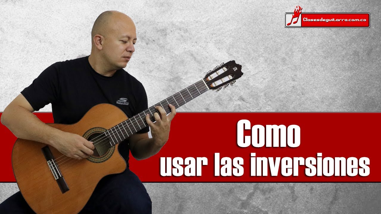 Como usar las inversiones de acordes en la guitarra acústica y eléctrica