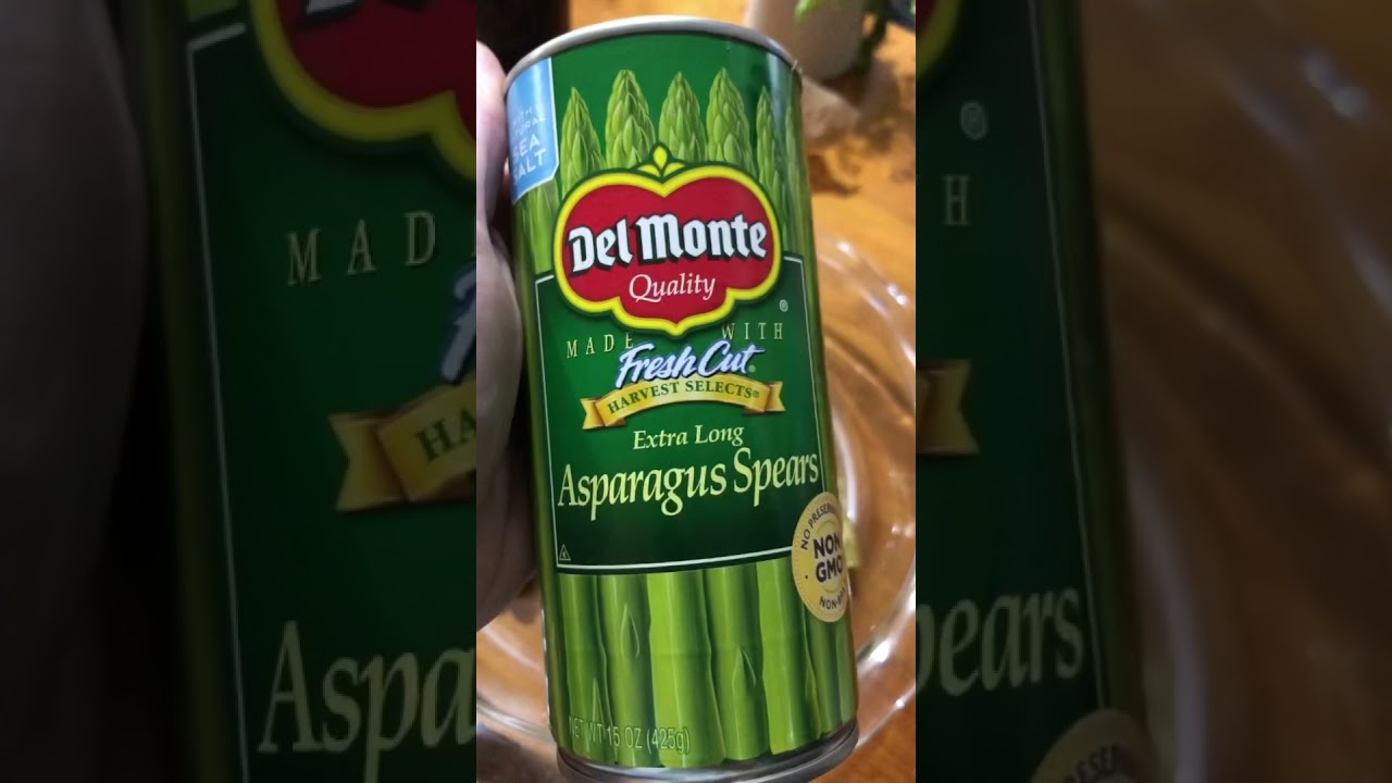 How I add texture to canned asparagus!