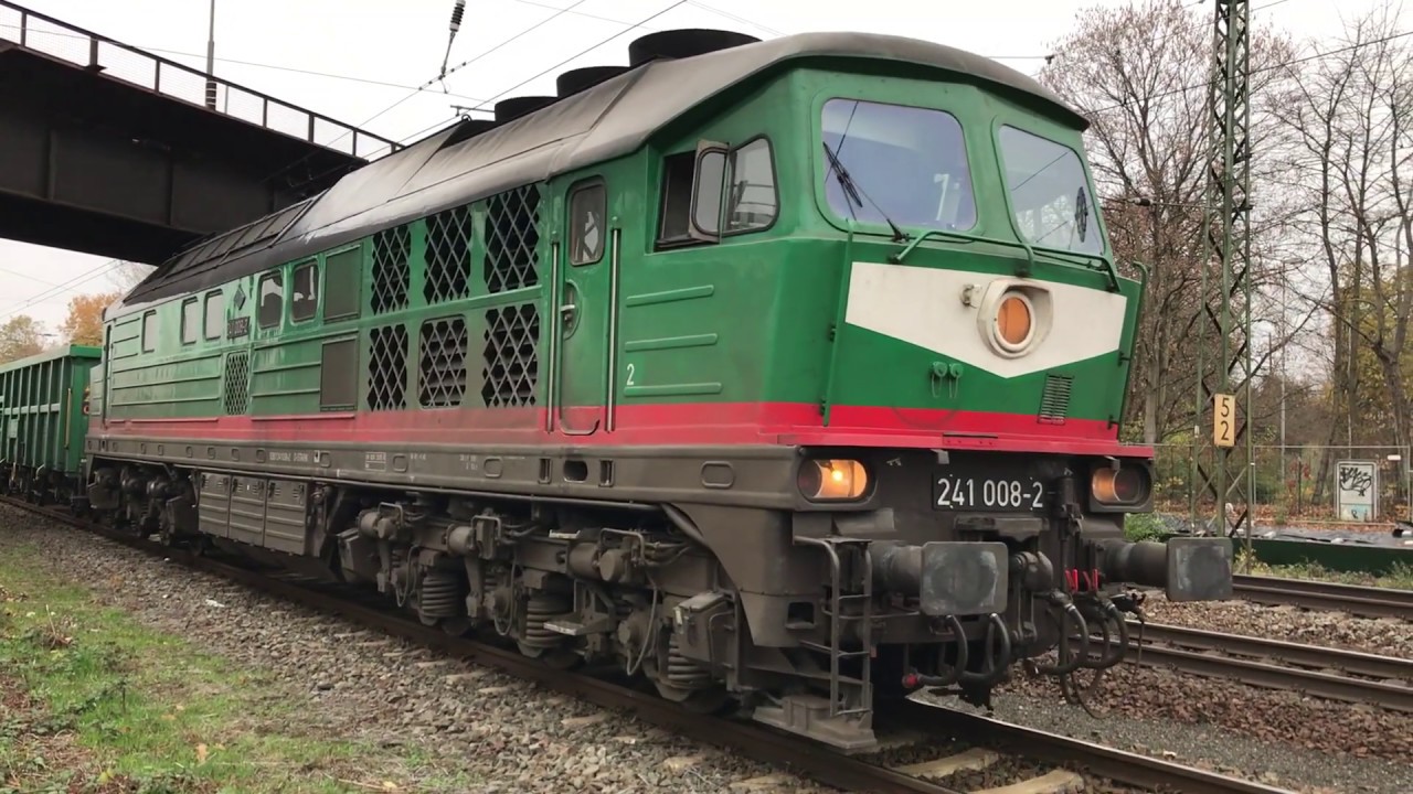 Ludmilla Sound im Frankfurter Osthafen 241 008-2 Führerstandsmitfahrt cab ride November 2018