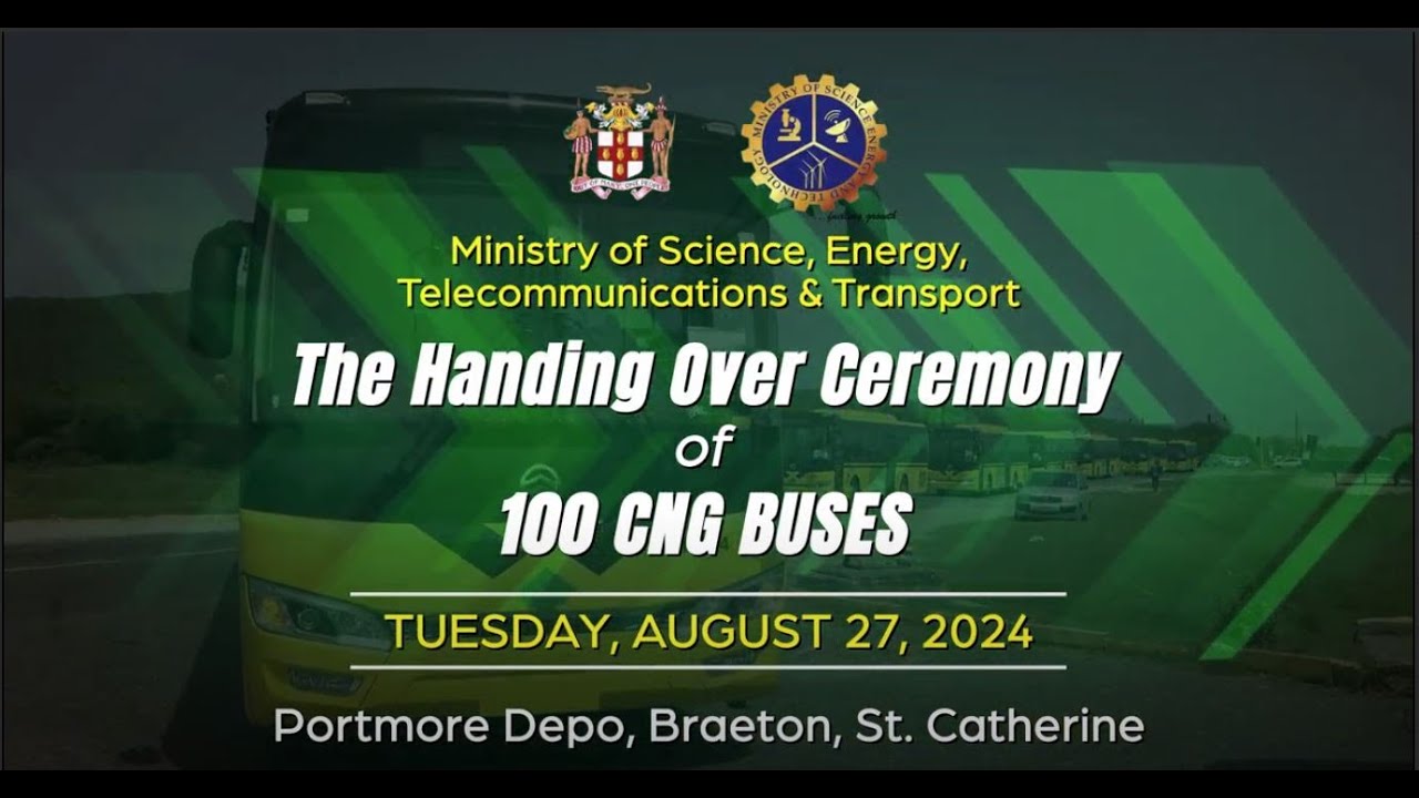 JISTV| Ministry of Science, Energy, Telecommunications and Transport Handover Ceremony of CNG Buses