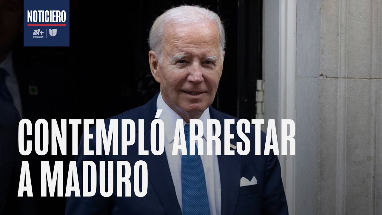Administración Biden contempló arrestar a Nicolás Maduro si salía de Venezuela