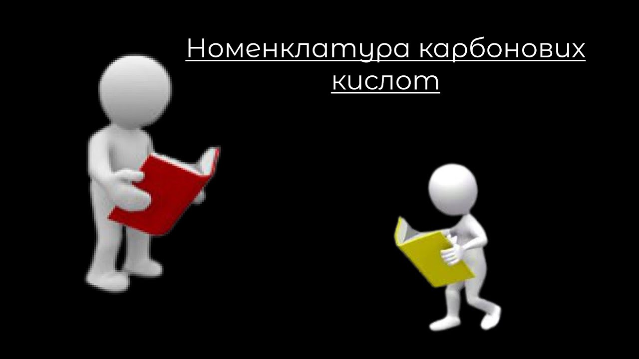 Хімія, 9-10 клас. Номенклатура карбонових кислот