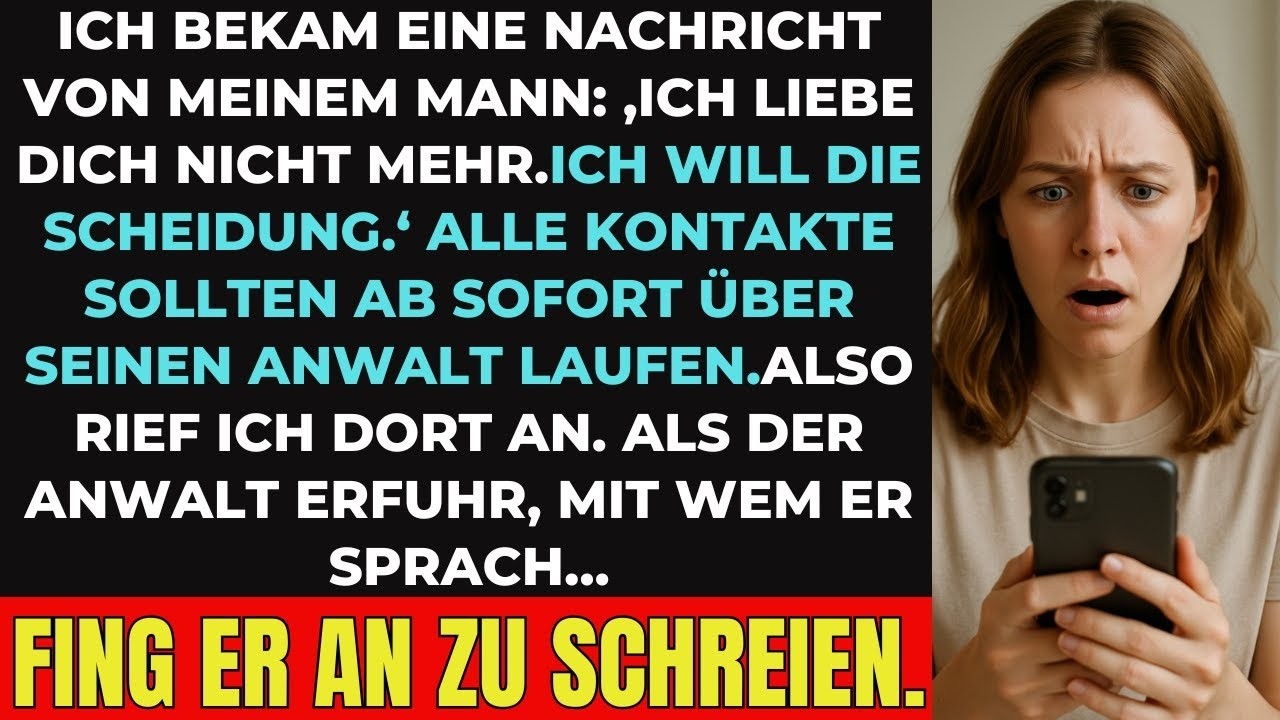 „Ich bekam eine Nachricht- ‚Ich liebe dich nicht mehr.‘ Und dann begann der Kampf meines Lebens.“