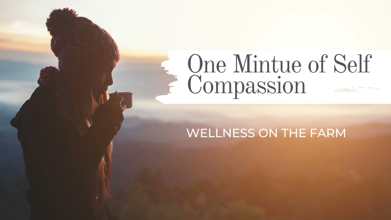 1 Minute of Self Compassion Meditation - self-love, motivation, confidence