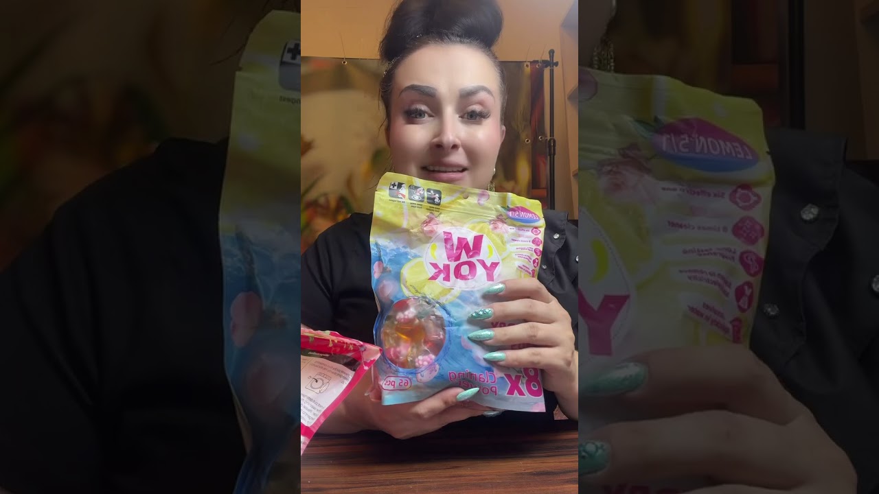 LUKSUSOWE KAPSUŁKI DO PRANIA KWIATOWO LIMONKOWE 8-KROTNA MOC ENZYMU (65SZT)