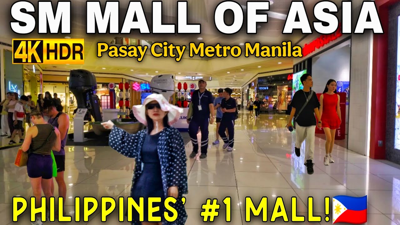 [4K HDR] SM Mall Of Asia Walking Tour 2025 | Philippines’ Ultimate Mall Experience In 4K!