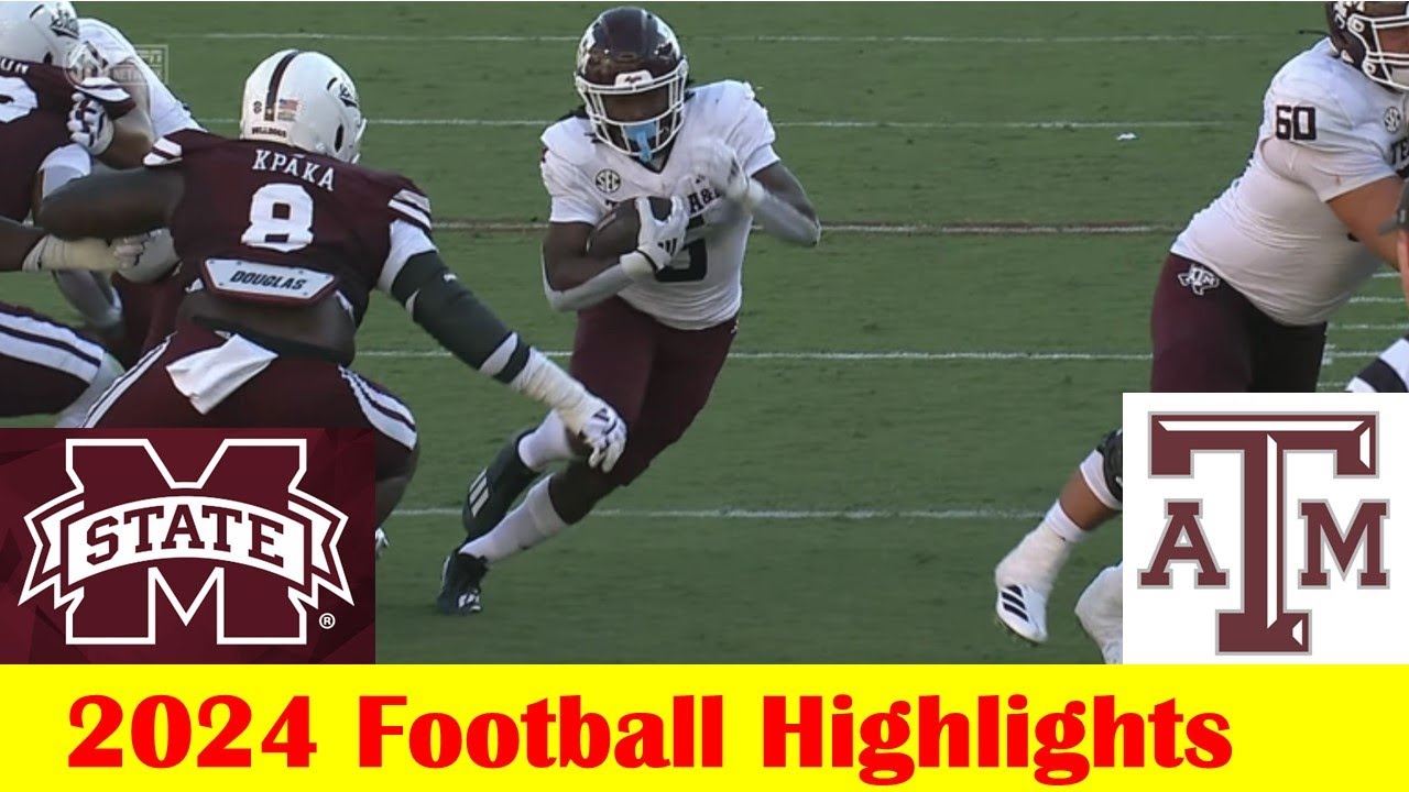#14 Texas A&M vs Mississippi State Football Game Highlights 10 19 2024