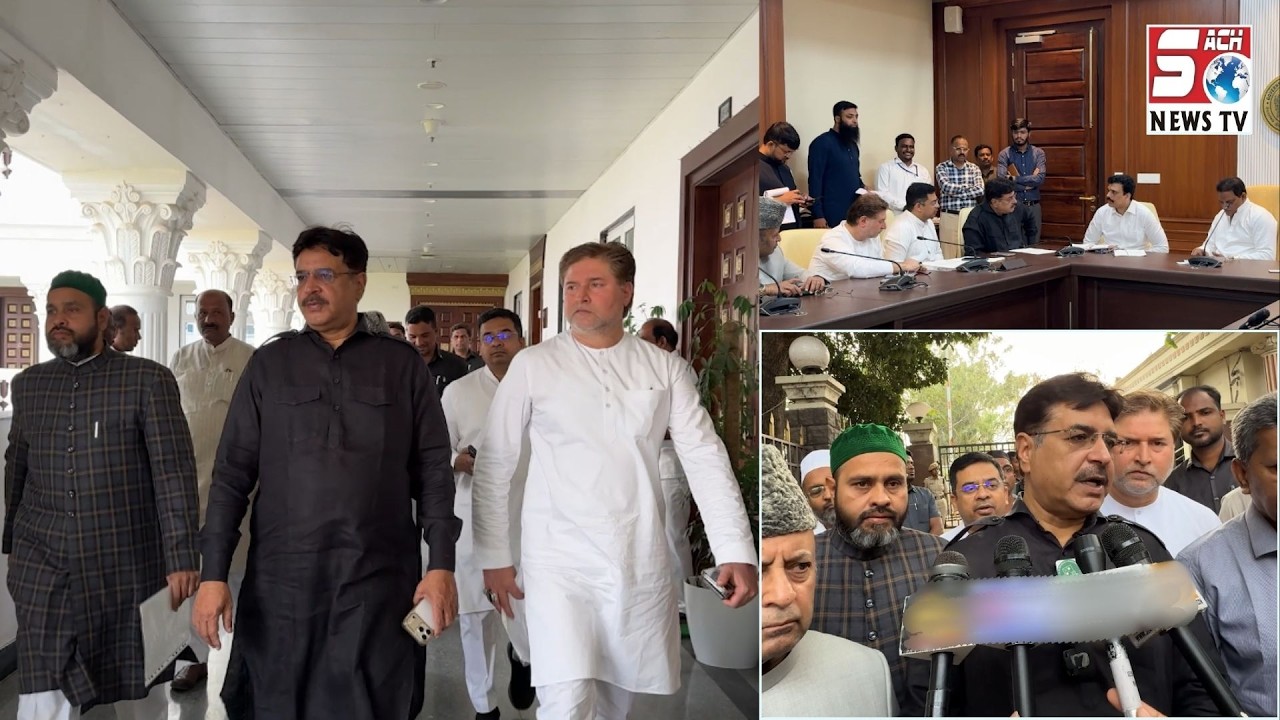 AIMIM MLAs Azharuddin aur DGP se mile, Bhainsa Banswada waqia par insaf ki demand