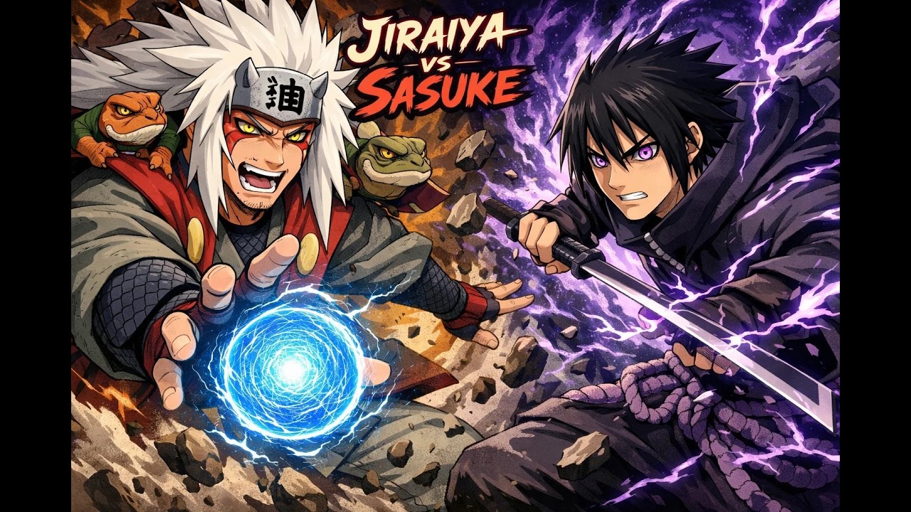 Can Jiraiya BEAT a Mangekyo (Sasuke vs Jiraiya Part 2)