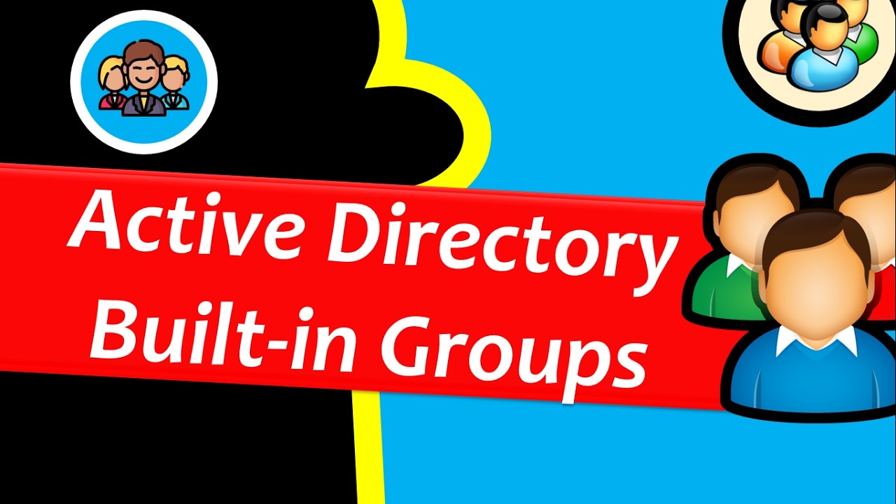 Active Directory Built-in Groups #education #activedirectory #microsoft #windows #computer