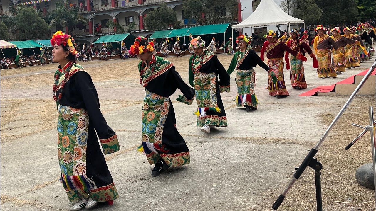 གླིང་བྲོ།་་་་་་བྲོའི་མཆོད་པ། Sonampe Losar Tuting Monastery first day