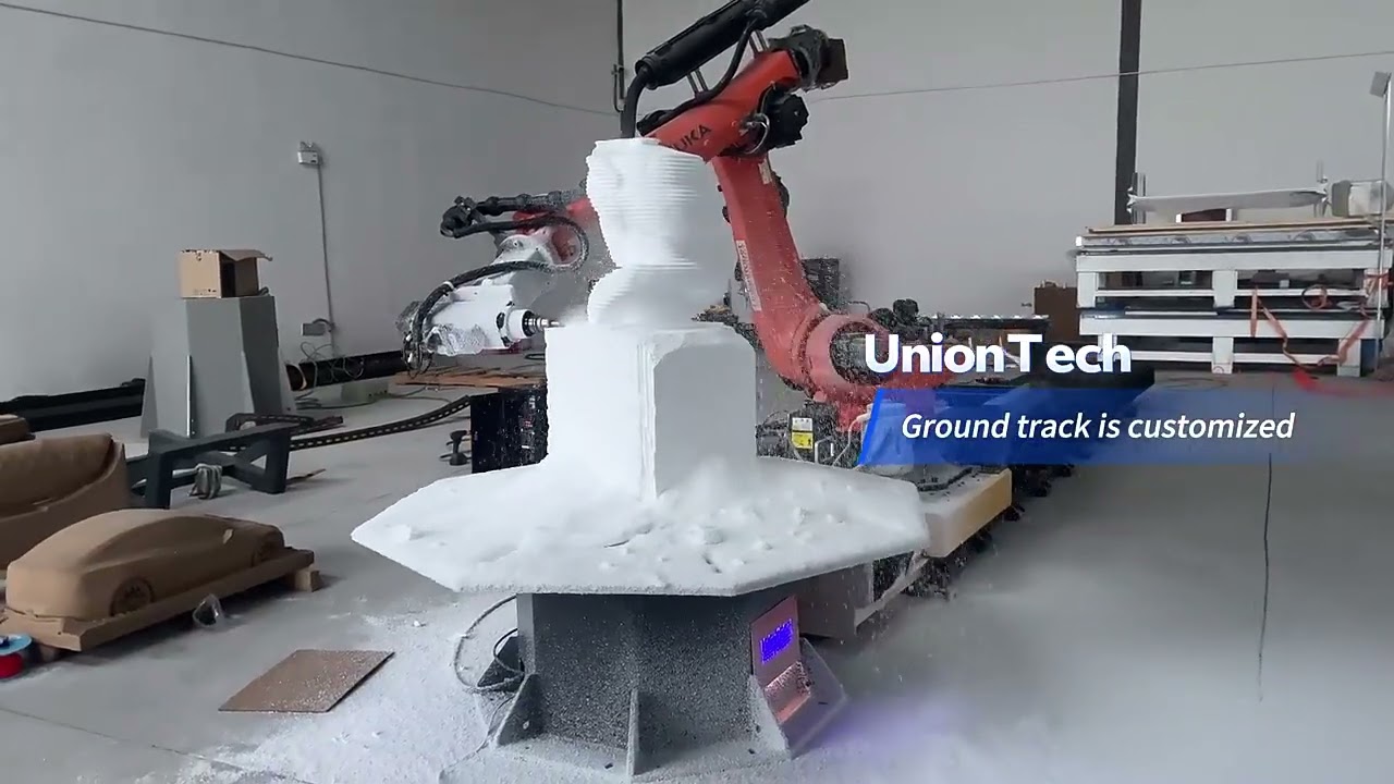 KR210 8axis（kuka robot arm + turntable+track）
