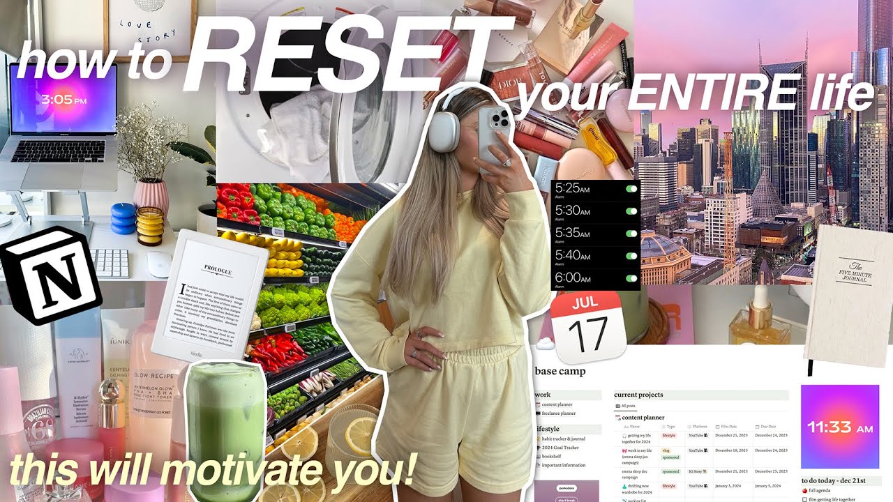 How I COMPLETELY Reset My Life EVERY Month 🎧✨🌷 (& How You Can Too) | Cleaning, Budgeting, Goals, etc