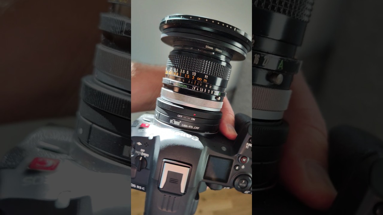 The most UNDERRATED VINTAGE LENS of 2026?!🎬 #shorts #filmmaking #canonr5c