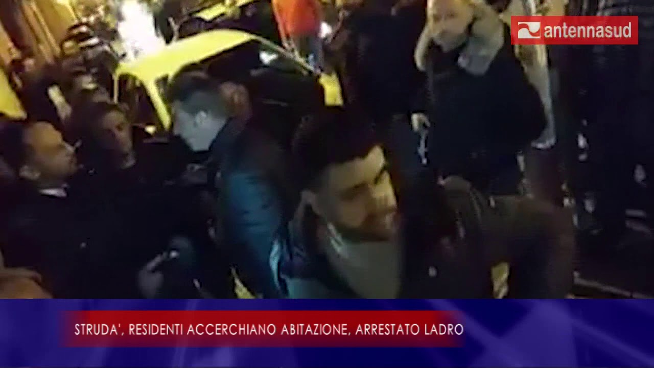 10 aprile 2019 - Strud&agrave;: residenti accerchiano abitazione, arrestato ladro