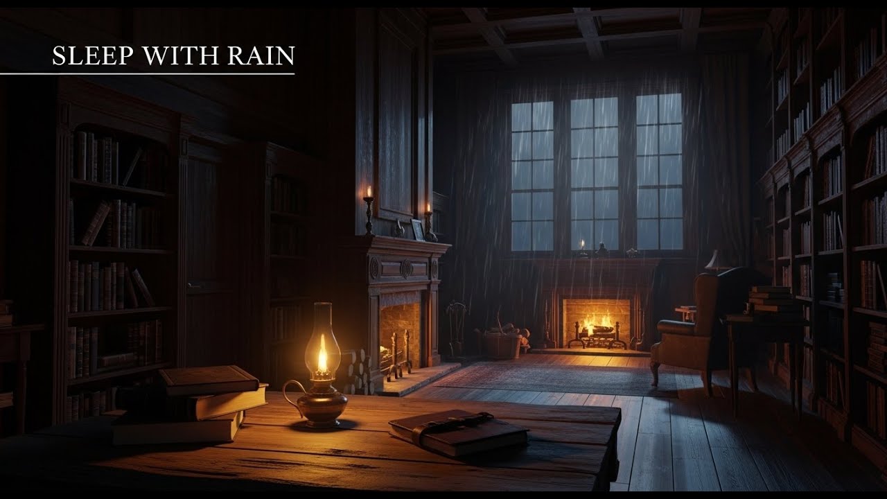 Relaxing Rain and Guitar Music | Stress Relief and Night Relaxation