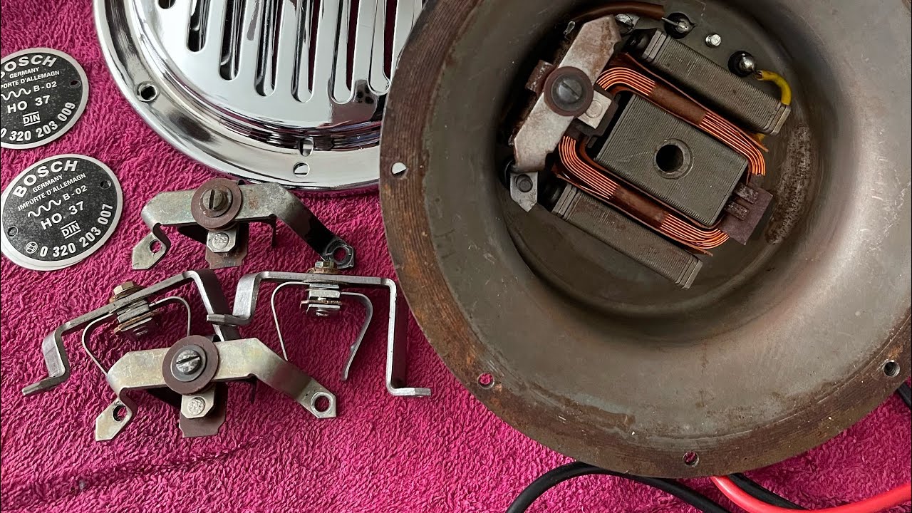 Bosch horn contact point cleaning