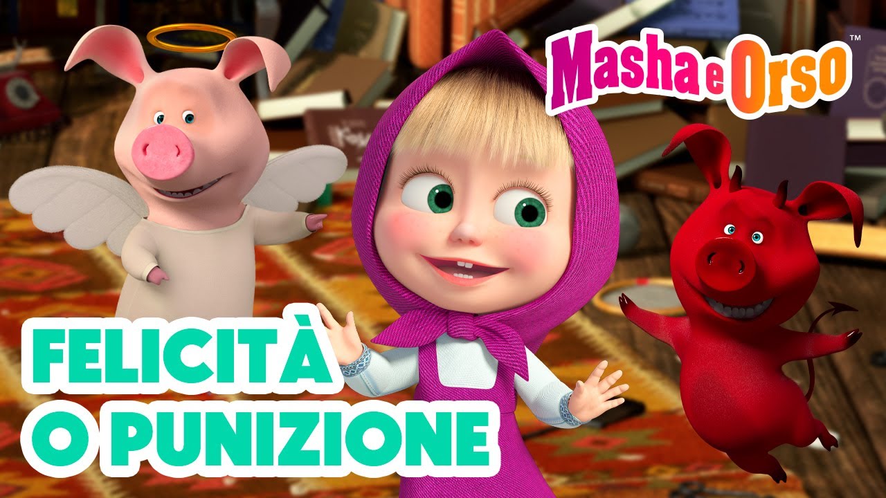 💥 Masha e Orso 😃😩 Felicità o punizione 😃😩 Cartoni animati per bambini 🐻