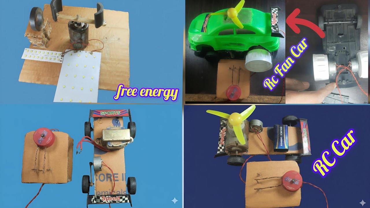 Science Experiment Working Model|Simple Science Project|Free Energy RC Car