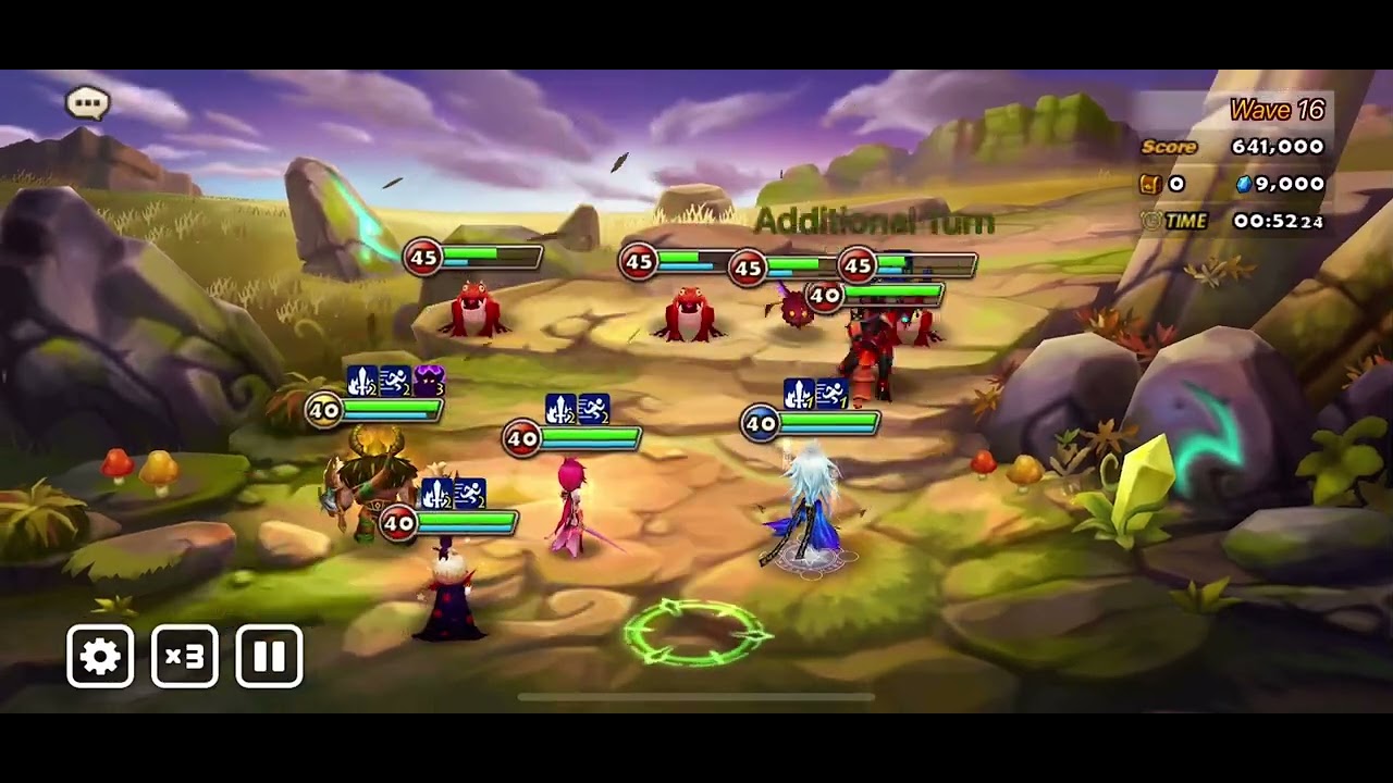 Summoner Wars: Monster Subjugation - Fire 20 Waves Clear Complete Team Guide using Full Auto