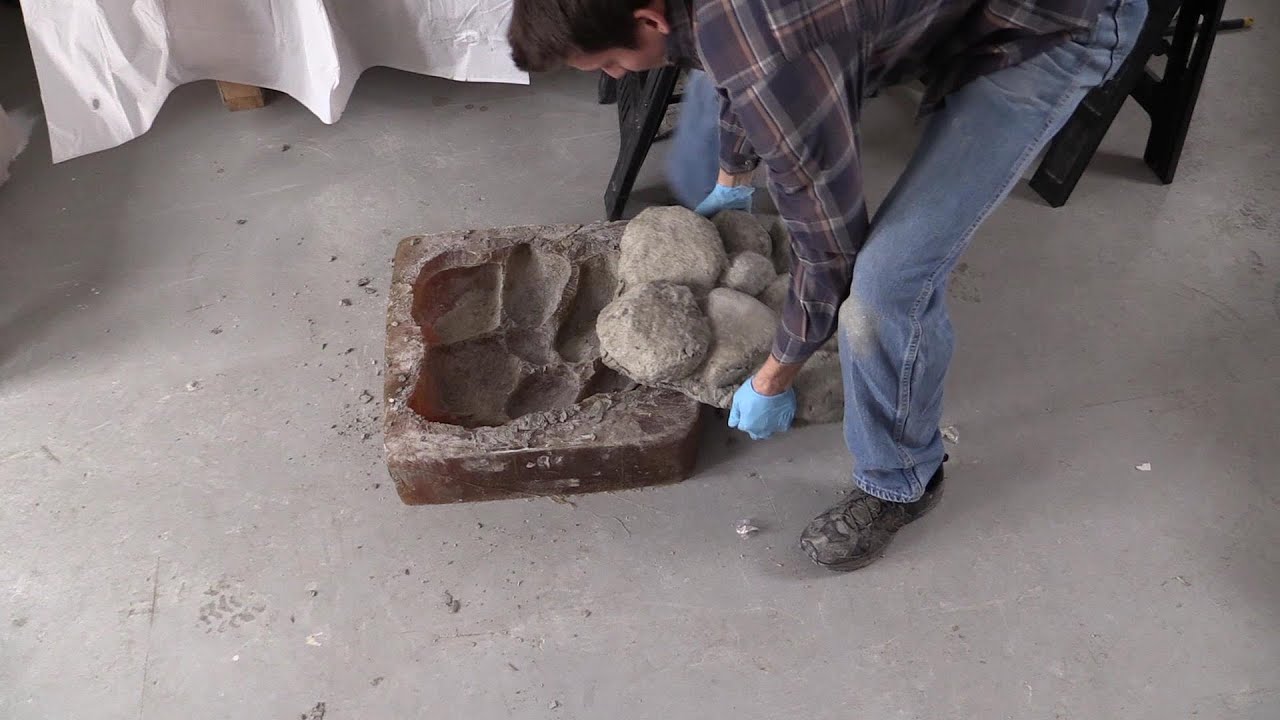 How to Make Concrete Rocks for Rock Walls, Fire Pits, Walk Ways, Water Fountains