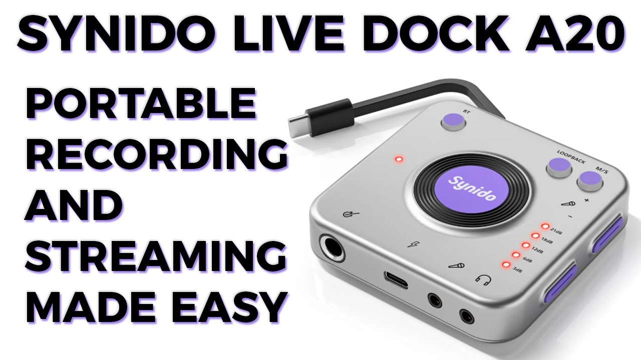 Take Your Show On The Road With The Synido Live Dock A20